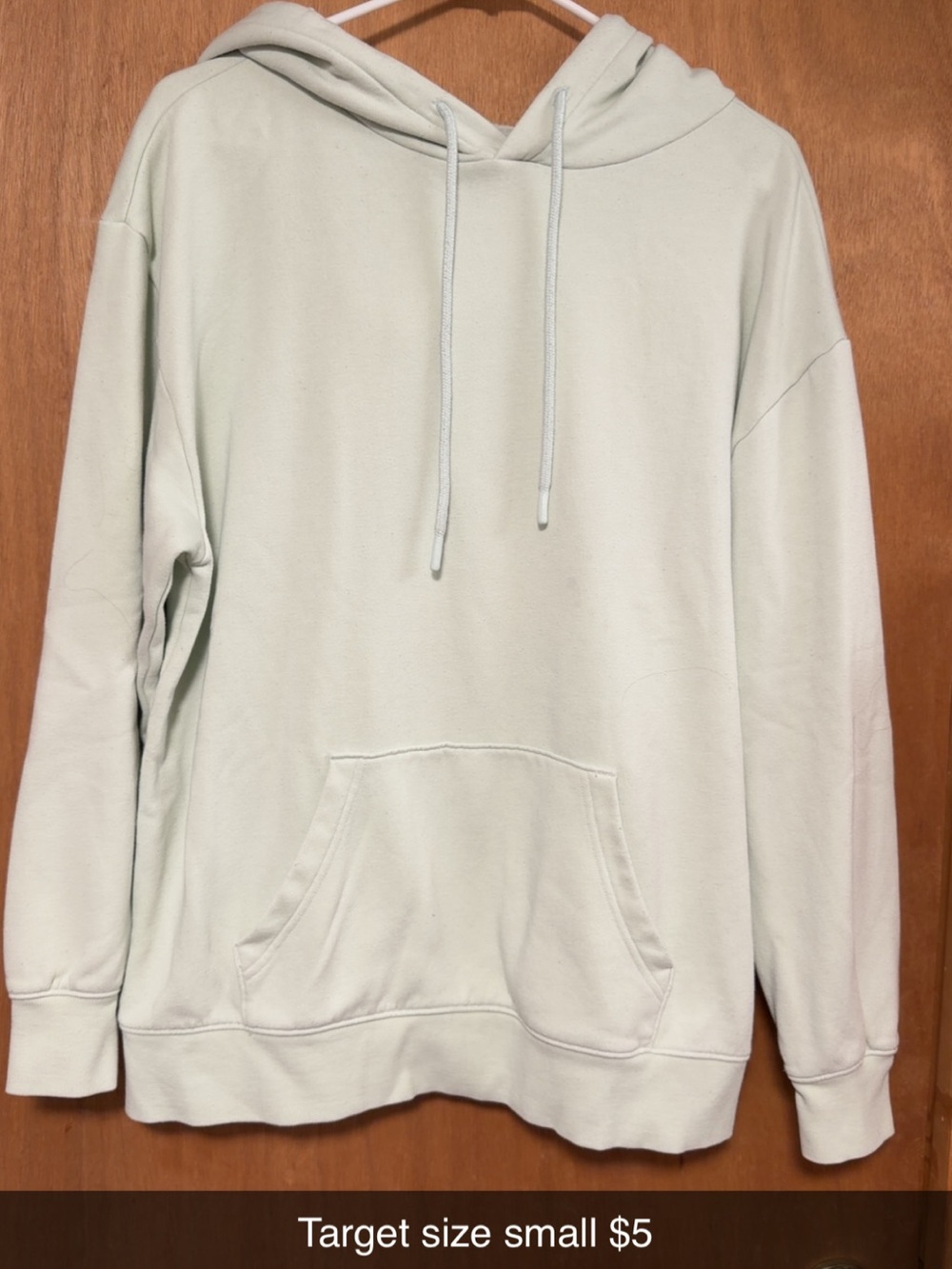 Light Sage Hooded Pullover Sweatshirt - Womens
